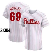 Francisco Morales Men's Philadelphia Phillies White Elite Home Jersey