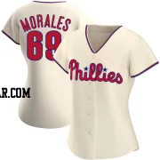 Francisco Morales Women's Philadelphia Phillies Cream Authentic Alternate Jersey