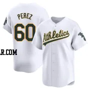 Francisco Perez Men's Oakland Athletics White Limited Home Jersey