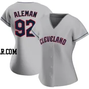 Franco Aleman Women's Cleveland Guardians Gray Authentic Road Jersey