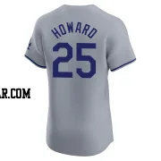 Frank Howard Men's Los Angeles Dodgers Gray Elite Road Jersey