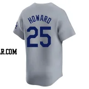 Frank Howard Men's Los Angeles Dodgers Gray Limited Away Jersey