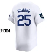 Frank Howard Men's Los Angeles Dodgers White Limited 2024 World Tour Seoul Series Home Jersey