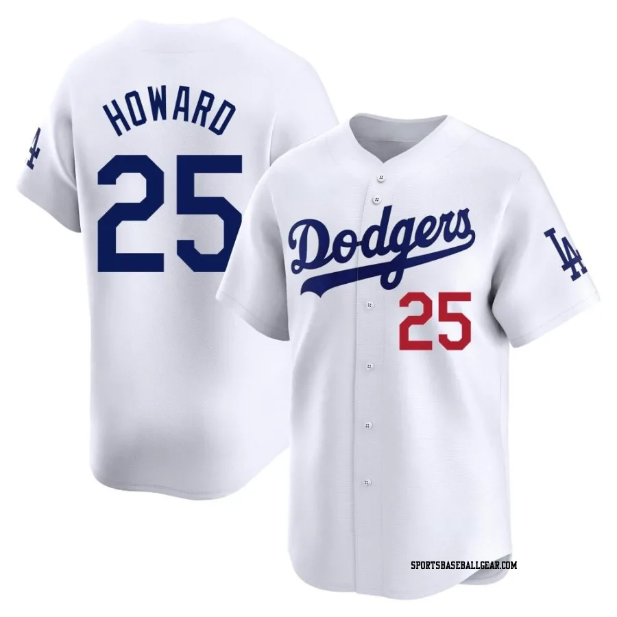 Frank Howard Men's Los Angeles Dodgers White Limited Home Jersey