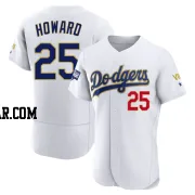 Frank Howard Men's Los Angeles Dodgers White/Gold Authentic 2021 Gold Program Player Jersey