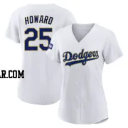 Frank Howard Women's Los Angeles Dodgers White/Gold Authentic 2021 Gold Program Player Jersey