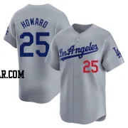 Frank Howard Youth Los Angeles Dodgers Gray Limited Away Jersey