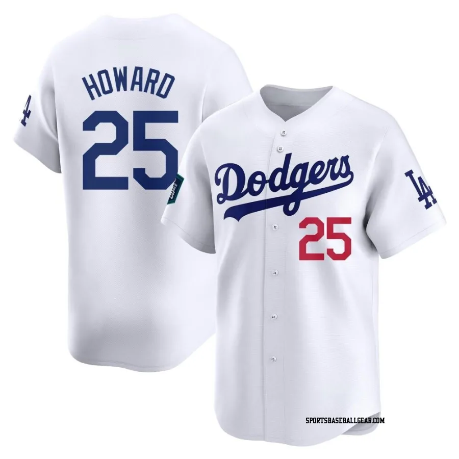 Frank Howard Youth Los Angeles Dodgers White Limited 2024 World Tour Seoul Series Home Jersey