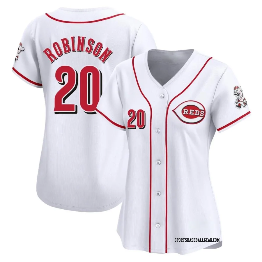 Frank Robinson Women's Cincinnati Reds White Limited Home Jersey