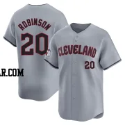 Frank Robinson Youth Cleveland Guardians Gray Limited Road Jersey