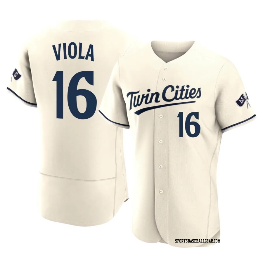 Frank Viola Men's Minnesota Twins Cream Authentic Alternate 2023 Jersey