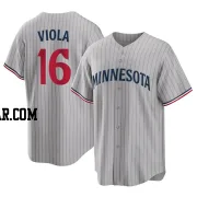 Frank Viola Men's Minnesota Twins Gray Replica Road Jersey