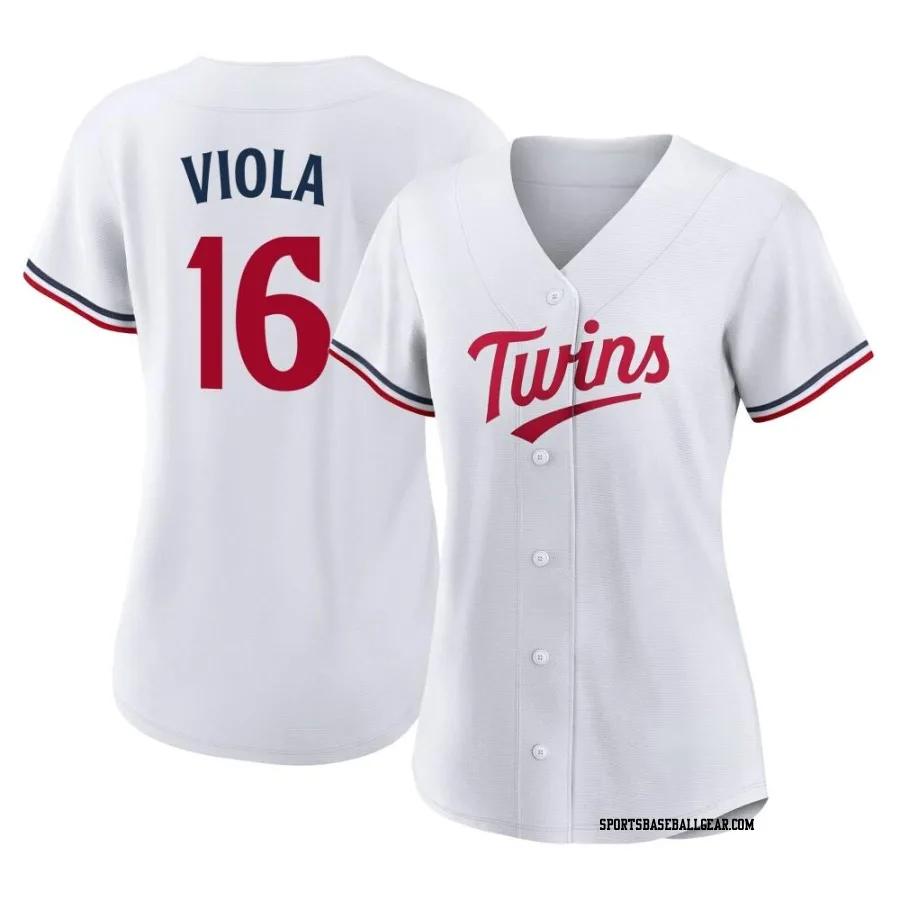 Frank Viola Women's Minnesota Twins White Authentic Home Jersey