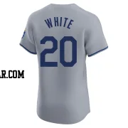 Frank White Men's Kansas City Royals Gray Elite Road Jersey