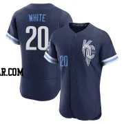 Frank White Men's Kansas City Royals Navy Authentic 2022 City Connect Jersey