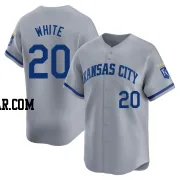 Frank White Youth Kansas City Royals Gray Limited Away Jersey