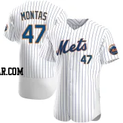 Frankie Montas Men's New York Mets White Authentic Home Jersey