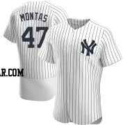 Frankie Montas Men's New York Yankees White Authentic Home Jersey