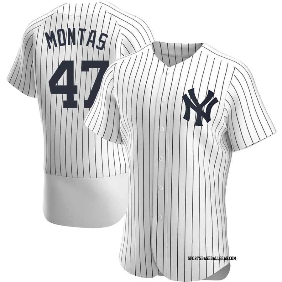 Frankie Montas Men's New York Yankees White Authentic Home Jersey