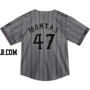 Frankie Montas Toddler New York Mets Limited Graphite 2024 City Connect Jersey