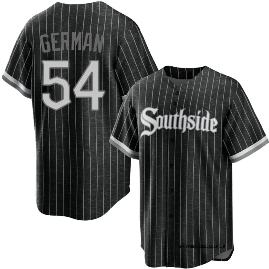 Franklin German Youth Chicago White Sox Black Replica 2021 City Connect Jersey