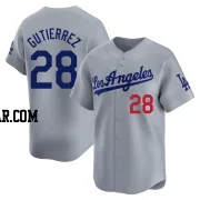 Franklin Gutierrez Men's Los Angeles Dodgers Gray Limited Away Jersey