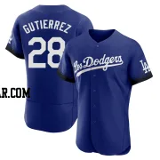 Franklin Gutierrez Men's Los Angeles Dodgers Royal Authentic 2021 City Connect Jersey