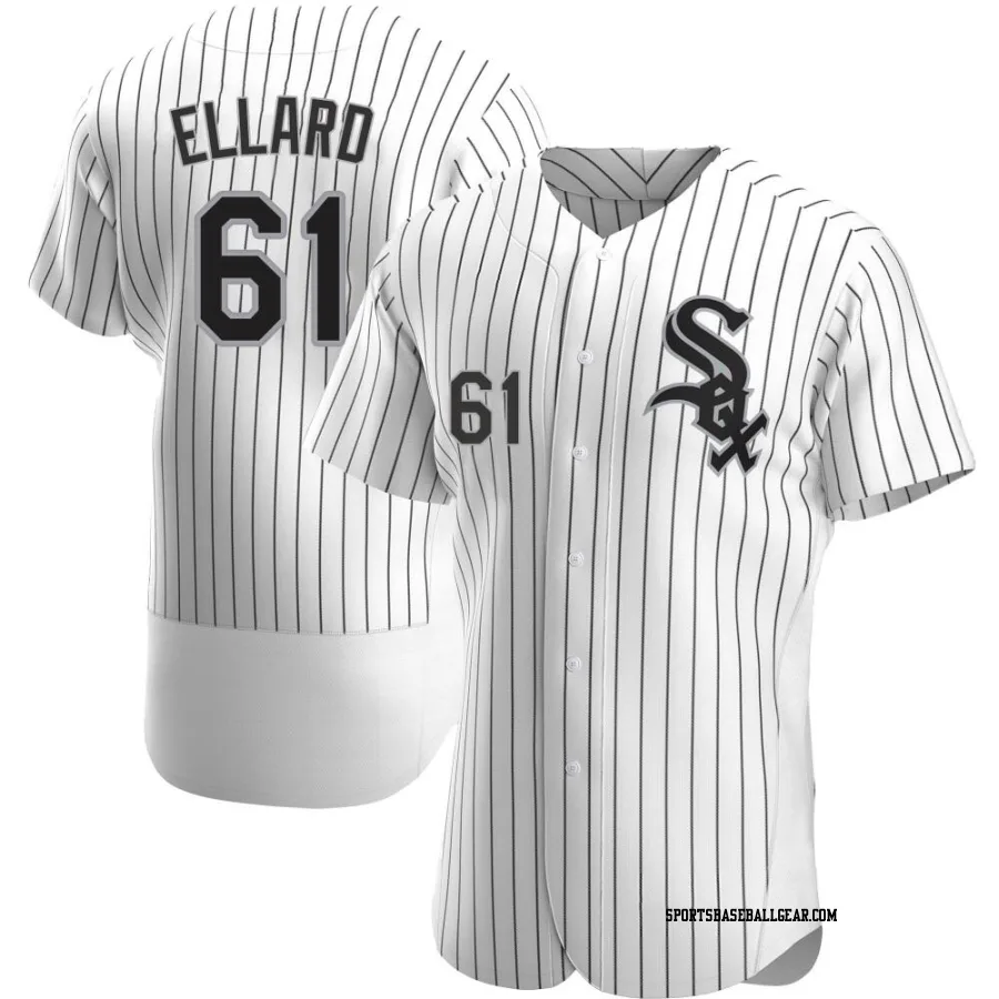 Fraser Ellard Men's Chicago White Sox White Authentic Home Jersey