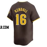 Fred Kendall Men's San Diego Padres Brown Limited Away Jersey