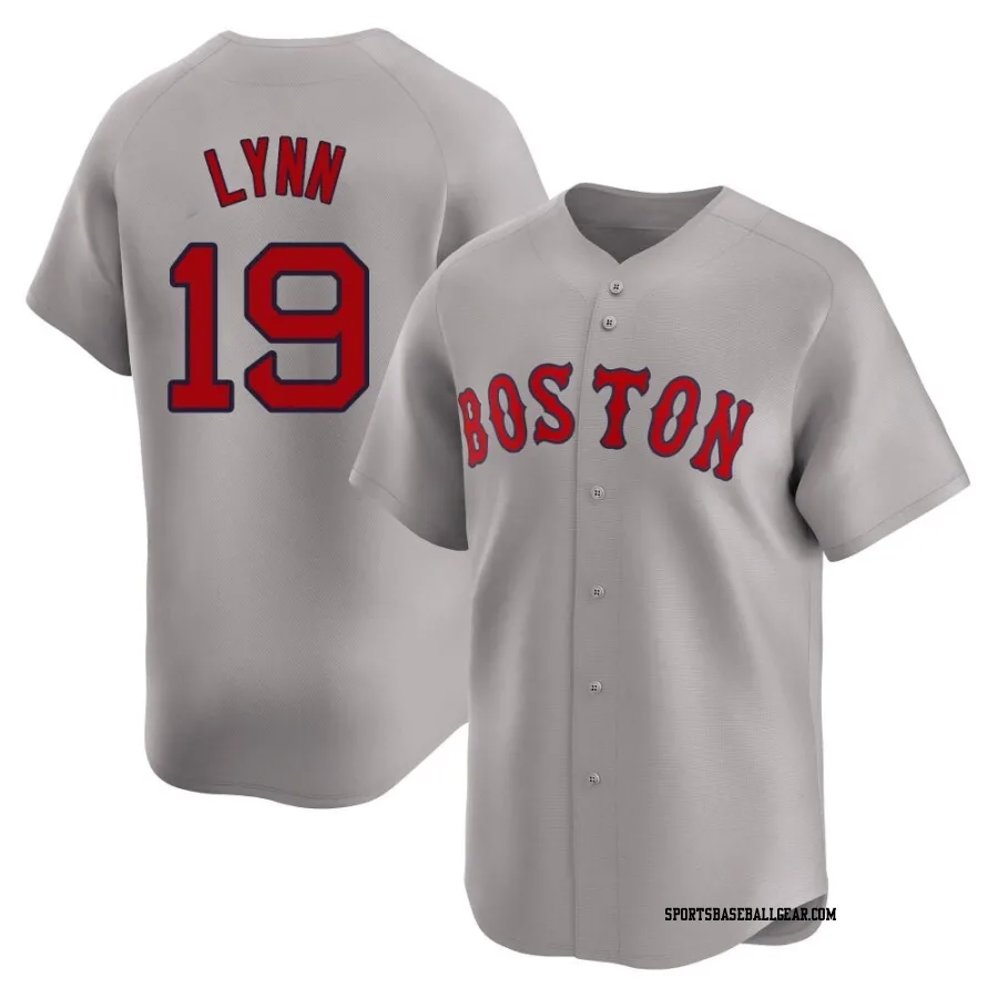 Fred Lynn Men's Boston Red Sox Gray Limited Away Jersey