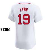 Fred Lynn Men's Boston Red Sox White Elite Home Jersey