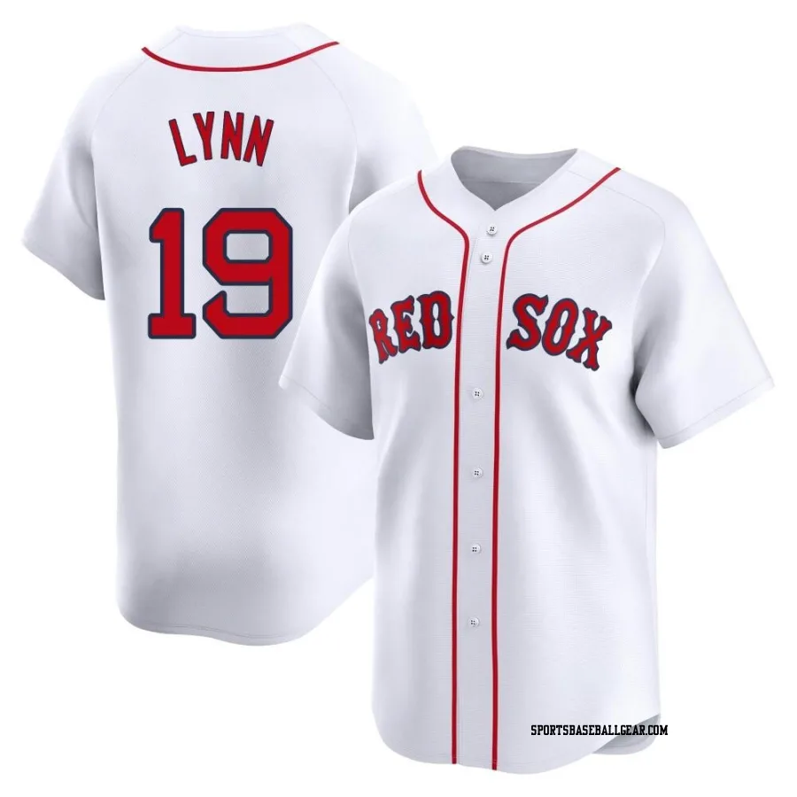 Fred Lynn Men's Boston Red Sox White Limited Home Jersey