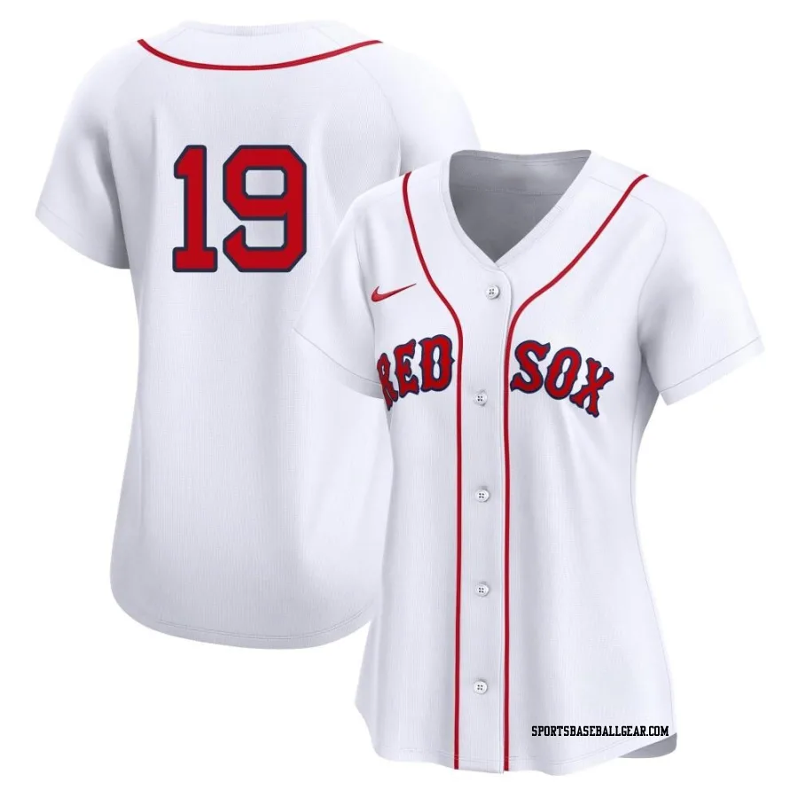 Fred Lynn Women's Boston Red Sox White Limited 2nd Home Jersey