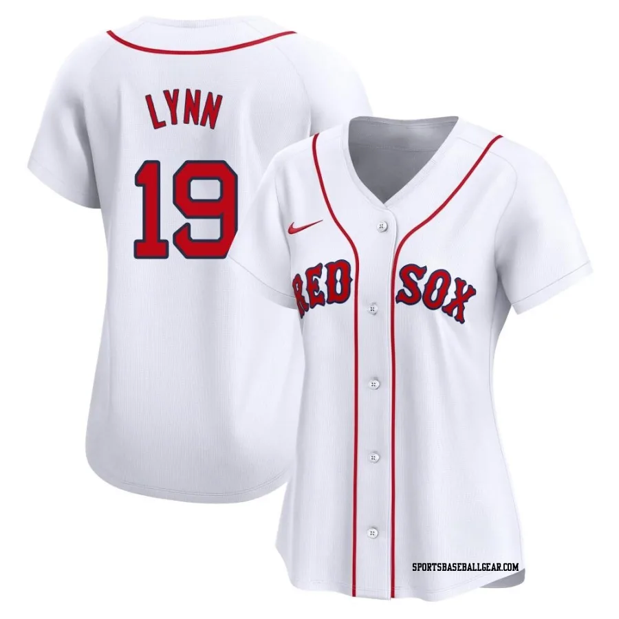 Fred Lynn Women's Boston Red Sox White Limited Home Jersey