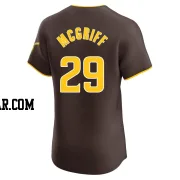 Fred Mcgriff Men's San Diego Padres Brown Elite Road Vapor Premier Jersey