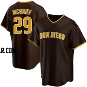 Fred Mcgriff Men's San Diego Padres Brown Replica Road Jersey