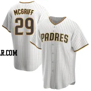 Fred Mcgriff Youth San Diego Padres White/Brown Replica Home Jersey