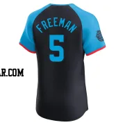 Freddie Freeman Men's Los Angeles Dodgers Navy Elite National League 2024 All-Star Game Jersey