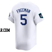 Freddie Freeman Men's Los Angeles Dodgers White Limited 2024 World Tour Seoul Series Home Jersey