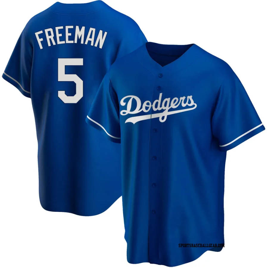 Freddie Freeman Youth Los Angeles Dodgers Royal Replica Alternate Jersey