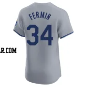 Freddy Fermin Men's Kansas City Royals Gray Elite Road Jersey