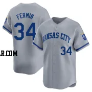 Freddy Fermin Men's Kansas City Royals Gray Limited Away Jersey