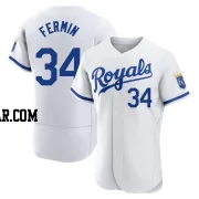 Freddy Fermin Men's Kansas City Royals White Authentic 2022 Home Jersey