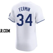 Freddy Fermin Men's Kansas City Royals White Elite Home Jersey