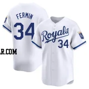 Freddy Fermin Men's Kansas City Royals White Limited Home Jersey