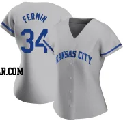 Freddy Fermin Women's Kansas City Royals Gray Replica 2022 Road Jersey