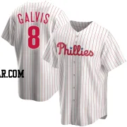 Freddy Galvis Men's Philadelphia Phillies White Replica Home Jersey