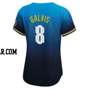 Freddy Galvis Women's Philadelphia Phillies Blue Limited 2024 City Connect Jersey