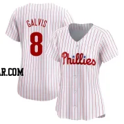 Freddy Galvis Women's Philadelphia Phillies White Limited Home Jersey