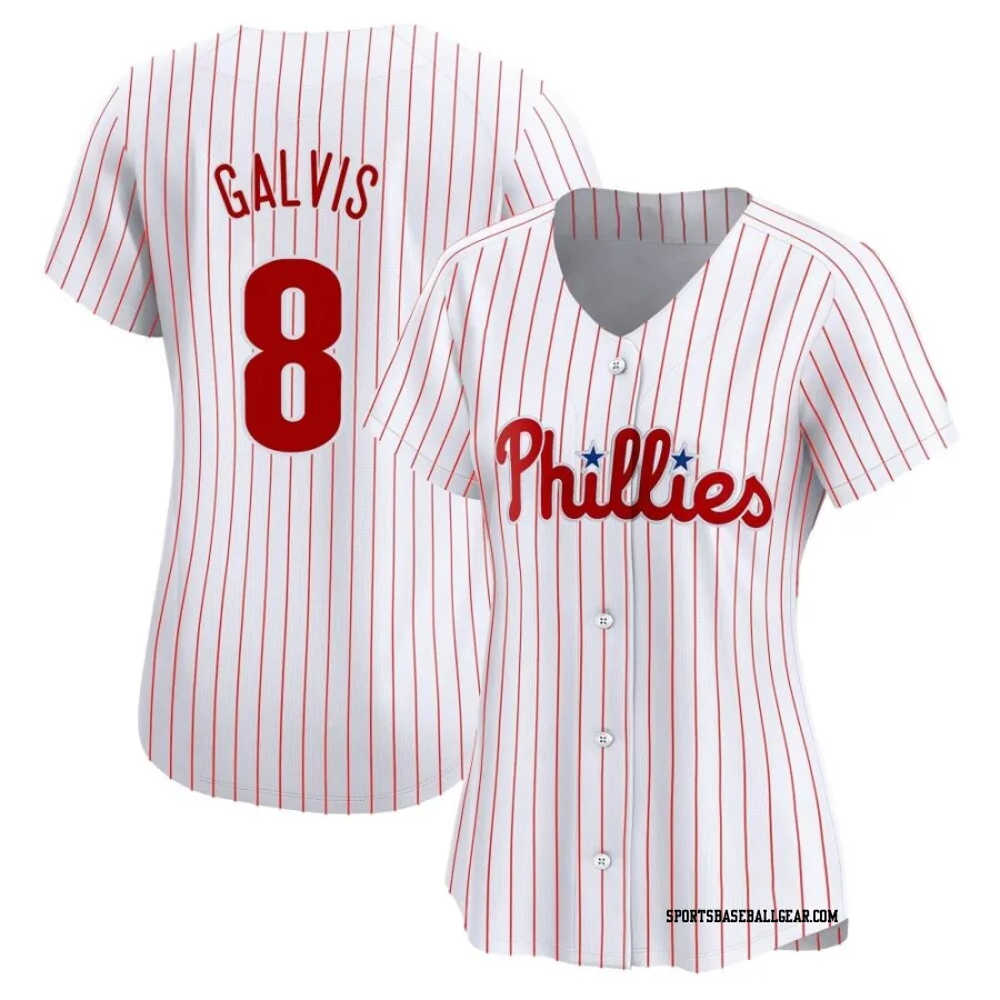 Freddy Galvis Women's Philadelphia Phillies White Limited Home Jersey